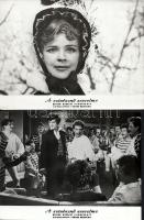 cca 1975 előtti ,,A színésznő szerelme" című szovjet film jelenetei és szereplői, 10 db vintage...