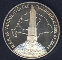 2005. "MÉE - Csúcs Ferenc szobrászművész - Trianon emlékmű" Ag emlékérem 33,6g T:PP