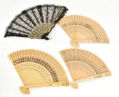 4 db legyező fa és csipke 23 cm