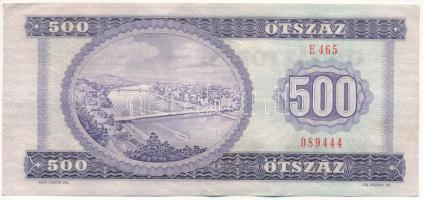 1980. 500Ft "E 465 089444" T:F szép papír Adamo F42