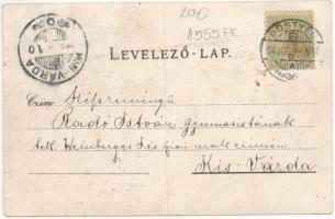 1904 Pöstyén, Pystian, Piestany; Gyógyterem, Cs. és kir. katonai kórház, Úri utca, népviselet, szobo...