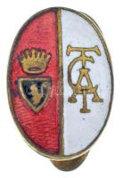 Olaszország ~1947. "Torino FC" zománcozott bronz gomblyuk jelvény, hátoldalán "G. Frosi - Milan Italy" gyártói jelzéssel (15x10mm) T:AU Italy ~1947. "Torino FC" enamelled bronze buttonhole badge with "G. Frosi - Milan Italy" makers mark on the back (15x10mm) C:AU