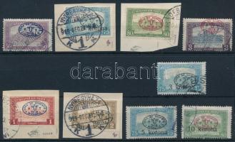 Debrecen I. 1919 9 klf Parlament bélyeg Bodor vizsgálójellel (**21.600)