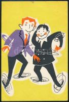 Kis Színpad, Vidám Színpad 7 db nagyalakú gyufacímke