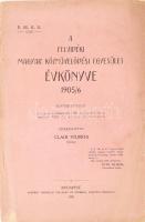 A Felvidéki Magyar Közművelődési Egyesület évkönyve 1905/6. Szerk.: Clair Vilmos. Bp., 1906, Pátria, 153+3 (korabeli reklámok) p. Kiadói papírkötés, a borítón apró szakadással, a gerincen hiánnyal.   A Felvidéki Magyar Közművelődési Egyesület 1883-ban alakult kultúregyesület volt a Magyar Királyság északi területein, melynek egyik fő tevékenysége a magyarosodás elősegítése és pánszláv eszmék visszaszorítása volt. Ennek egyik fő eszköze magyar óvodák, népkönyvtárak és iskolák alapítása és fenntartása volt elsősorban szláv területeken. Székhelye Nyitra volt. Az egyesület főtitkára Clair Vilmos (1858-1951) újságíró, párbajszakértő; az egyik legismertebb magyar párbajkódex szerzője volt.