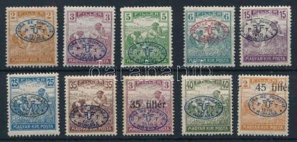 Debrecen I. 1919 10 klf Arató bélyeg Bodor vizsgálójellel (21.050)