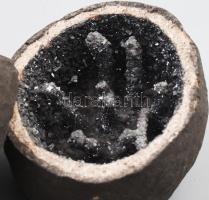 Ásvány geóda, d: 8 cm, m: 10 cm