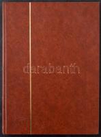 16 fehér lapos A4-es berakó barna borítóval