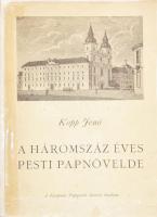 Kopp Jenő: A háromszáz éves Pesti Papnövelde. Bp., 1948, Központi Papnevelő Intézet.35 p. + LXXII t. Gazdag fekete-fehér képanyaggal illusztrált. Kiadói papírkötés, ragasztott borítóval. Hátsó bortó nélkül