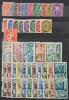 Magyar sorok 12 lapos közepes berakóban, főleg 40-es és 70-es évek