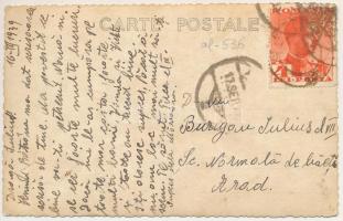 1939 Belényes, Beius; mozaiklap / multi-view postcard. Foto Mimosa photo (szakadás / tear)