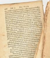 Sibrandus Lubbertus, Robertus Bellarminus: De papa Romano libri decem...cum disputationibus Roberti ...