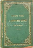 Németh János: A katholikus egyház kultusza I. kötet Győr, 1887 . Surányi János. [4] 449 p.; Tartalom: Az istentiszteletről általában; A szent miseáldozat; A szentségek; A szent idők; A szentelmények. Korabeli, aranyozott gerincű, kissé kopott egészvászon kötésben. DEDIKÁLT példány!