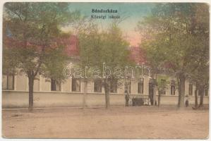 1918 Sándorháza, Sandra; Községi iskola / school (EK)