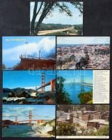 Kb. 200 db MODERN külföldi város képeslap: Amerika, Kanada és Mexikó / Cca. 200 modern foreign town-...