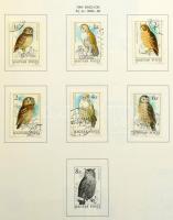 Gyűjteménykezdemény 1976-1987 előnyomott albumlapokon 2 műanyag borítóban