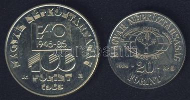 1984. 20Ft T:BU + 1985. 100Ft "FAO" T:BU