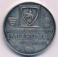 DN "Nemzeti Történeti Emlékpark Ópusztaszer / Feszty-panoráma - Laborc király és leánya" jelzett fém emlékérem (42,5mm) T:AU patina