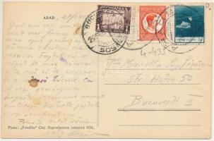 1932 Arad, Terenul de Tenis / Teniszpálya / tennis court (EK)