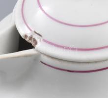 1850, Alt Wien kanna. Jelzett, sérülésekkel, m: 18,5 cm