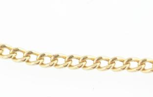 Arany (Au) 14K pancer karkötő, h: 19 cm, nettó: 1,1 g