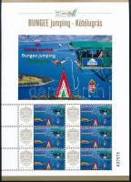 2024 20. Extrém sportok Bungee jumping - Kötélugrás személyes bélyegív (6 db bélyeg)