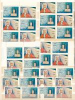 1974 Segner János András szelvényes bélyeg tépésvariációi