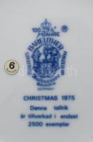 5 darab dísztányér, zömmel skandináv, jelzett, d: 17-21 cm