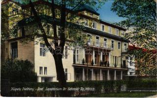 Pöstyén-fürdő, Kúpele Piestany; Dr. Schmidt és Dr. Weisz szanatóriuma / spa sanatorium