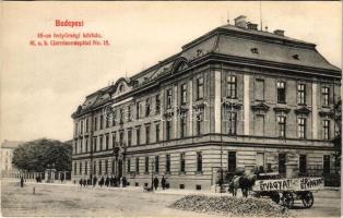 Budapest XIII. Cs. és kir. 16. számú helyőrségi kórház (mai Honvédkórház) / K.u.K. Garnisons-Spital No. 16. (fl)