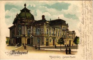 1903 Budapest XIII. Vígszínház, litho (vágott / cut)