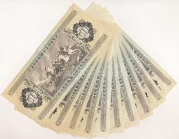 1983-1989. 50Ft (10x) T:VF,F mind szép papírral Adamo F21