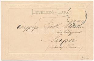 1906 Bártfafürdő, Bardejovské Kúpele, Bardejov; Schedel Villa, Kilátás. Eschwig Ede F. kiadása és Ha...