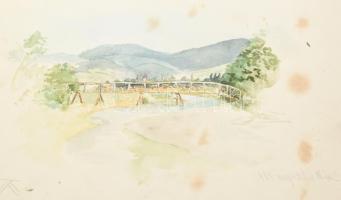 Médi jelzéssel: Rajzmappa, összesen kb. 40 db művel (csendéletek, címerrajz, emberek, vázlatok), 189...