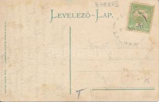 Bártfafürdő, Bardejovské Kúpele, Bardiov, Bardejov; Széchenyi szálloda. Eschwig és Hajts kiadása, Ha...