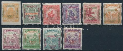 Szeged 1919 10 klf bélyeg Bodor vizsgálójellel (20.300)