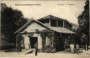 1915 Trencsénteplic-fürdő, Kúpele Trencianske Teplice; Színház / theatre (EB)