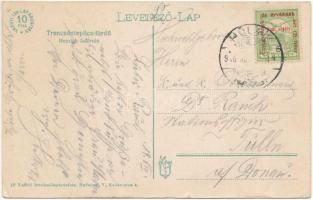 1916 Trencsénteplic, Trencianske Teplice; Heinrich forrás. Vasúti levelezőlapárusítás 18. / Heinrich...