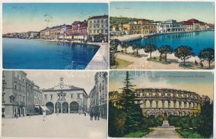 Pola, Pula; - 8 db RÉGI képeslap / 8 pre-1945 postcards