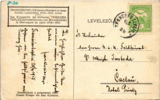 1915 Trencsénteplic, Trencianske Teplice; kénes hőforrások és iszapfürdők hadikórháza 1914-1915. évb...