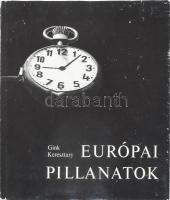 Európai pillanatok. Gink Károly fotói, Keresztury Dezső írásai. Bp., 1968, Magvető. Gazdag fekete-fehér képanyaggal illusztrálva. Kiadói egészvászon-kötés, kissé kopott kiadói papír védőborítóban, ex libris-szel (Vuray György). Megjelent 4500 példányban.