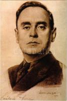 Szálasi Ferenc. Magyarország Nemzetvezetője. Kiadja Magyar-Hungarista Mozgalom Szálasi Ferenc mártírhalálának 50. évében / leader of the Hungarian Arrow Cross Party, modern propaganda postcard