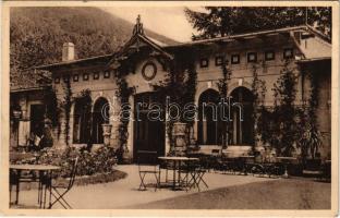 1927 Trencsénteplic, Trencianske Teplice; Villa Pension Skt. Salvator, Speisesaal / étterem / restaurant