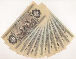 1975-1986. 50Ft (10x) T:F mind szép papírral Adamo F22