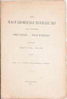 Fraknói Vilmos-Ábel Jenő: Két magyarországi egyházi író a XV. századból. Andreas Pannonius - Nicolaus de Mirabilibus. Budapest, 1886. MTA: Szétvált fűzéssel, kötés nélkül.