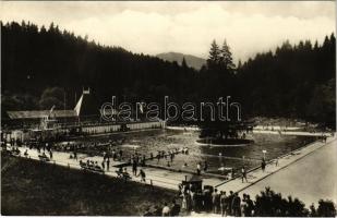 1954 Felsőzúgó-fürdő, Ruzsbachfürdő, Bad Ober Rauschenbach, Kúpele Vysné Ruzbachy; Termálne kúpalisko / strandfürdő / spa