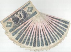 1980. 20Ft (20x) T:F,VG közte szép papír Adamo F17