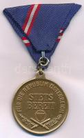 Ausztria 1963. "Katonai Szolgálati érdemérem / Stets Bereit" bronz kitüntetés mellszalaggal T:AU  Austria 1963. "Military Service Bronze Medal" bronz decoration with ribbon C:AU