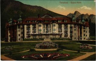 1910 Ótátrafüred, Tátrafüred, Altschmecks, Stary Smokovec (Magas-Tátra, Vysoké Tatry); Grand Hotel nagy szálloda. Kertész Tódor kiadása