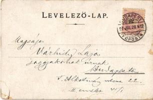 1897 (Vorläufer) Tátra, Magas-Tátra, Vysoké Tatry; Csorba-tó, Szoliszkó, Csorbai-csúcs, Bástya, Hote...